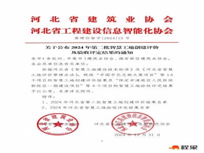 河北医科大学第四医院医疗综合楼项目 获评河北省智慧工地验收评